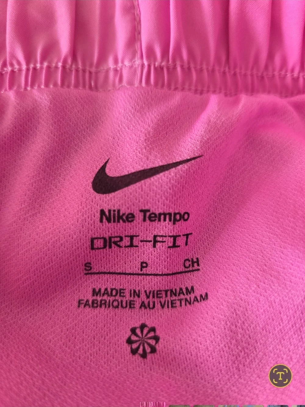 Nike  Pink Women's Athletic Running Shorts - Picture 3 of 3